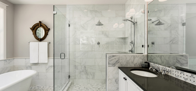 bathroom shower door installation in Fruitridge Pocket